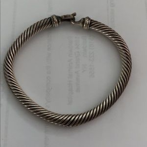 David Yurman Cable Buckle with Diamonds Bracelet